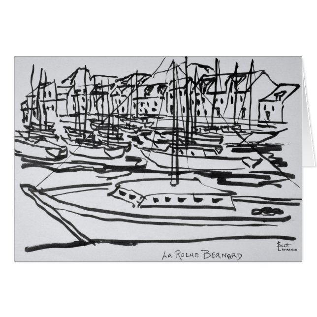 La Vilaine| La Roche-Bernard, Bretagne (Vorderseite (Horizontal))