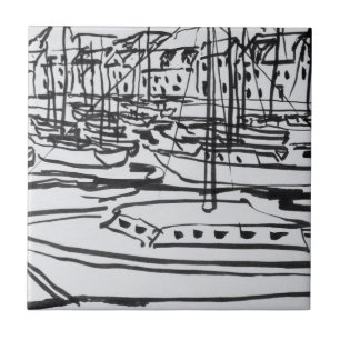 La Vilaine La Roche-Bernard, Bretagne Fliese