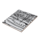 La Vilaine| La Roche-Bernard, Bretagne Fliese (Seite)