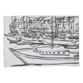 La Vilaine| La Roche-Bernard, Bretagne Kissenbezug (Vorderseite-Rechts)