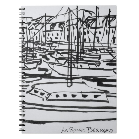 La Vilaine| La Roche-Bernard, Bretagne Notizblock (Vorderseite)