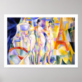 La ville de Paris by Delaunay - Abstrakte Kunst Poster