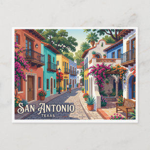 La Villita Historic Arts Village San Antonio Postkarte
