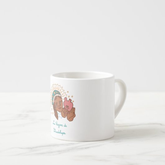 La Virgen de Guadalupe Espressotasse (Vorderseite Rechts)