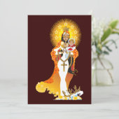 La Virgen de la Caridad del Cobre Einladungen (Stehend Vorderseite)