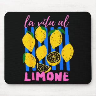 La Vita Al Limone Lustige Italienische Zitrone Fru Mousepad