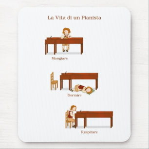 La Vita di un Pianista Mousepad