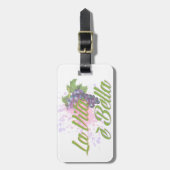 La Vita e Bella Gepäckanhänger (Vorderseite vertikal)