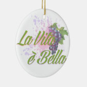 La Vita e Bella Keramikornament (Rechts)