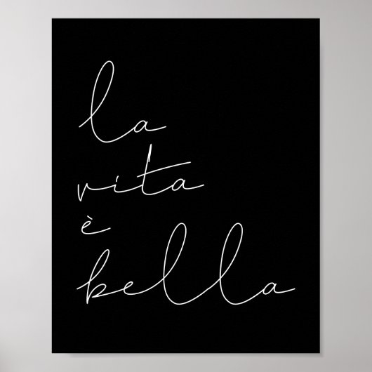 La vita è bella poster (Vorne)
