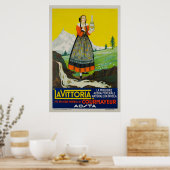 La Vittoria, Courmayeur, Acque minerali, Poster (Küche)