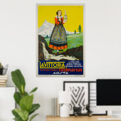 La Vittoria, Courmayeur, Acque minerali, Poster (Heimbüro)