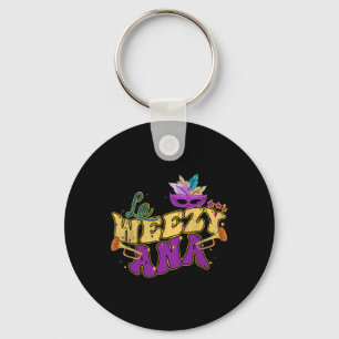 La Weezy Ana Groovy Mardi Gras Louisiana Männer Fr Schlüsselanhänger