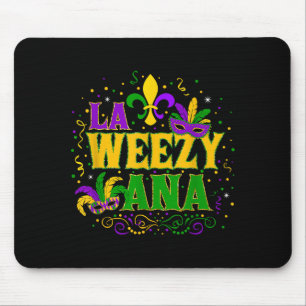 La weezy ana Karneval New Orleans Mardi Gras Fleur Mousepad