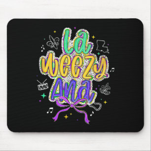 La Weezy Ana Mardi Gras Fat Dienstag Coquette Mousepad