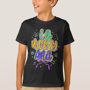 La Weezy Ana Mardi Gras Fat Dienstag Coquette T-Shirt