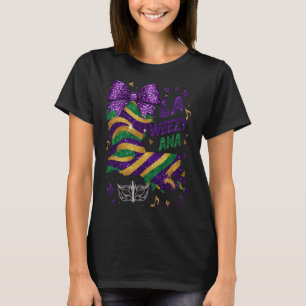 La Weezy Ana Mardi Gras Louisiana Karte Dienstag T-Shirt