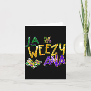 La weezy ana Mardi Gras Perlen New Orleans Karneva Karte