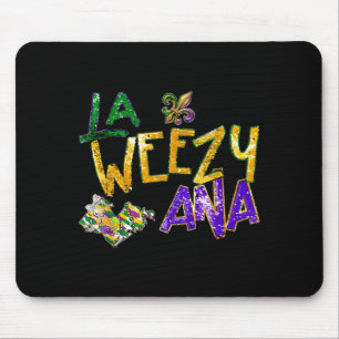 La weezy ana Mardi Gras Perlen New Orleans Karneva Mousepad