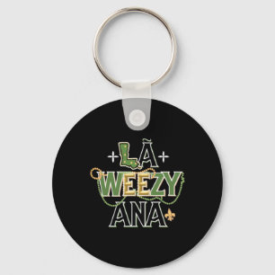 La Weezy Ana Mardi Gras Schlüsselanhänger