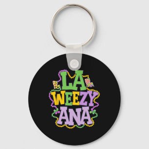 La Weezy Ana Playful Louisiana Karte mit den schne Schlüsselanhänger