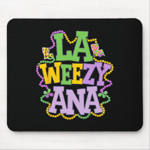 La Weezy Ana Spielerei Louisiana Karte Mit Perlen  Mousepad