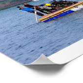 La Yukon River en radeau Poster (Ecke)