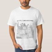 La zitieren, Carcassonne T-Shirt (Vorderseite)