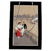 La zitieren Kunst-Deko-Szene Mittlere Geschenktüte (Rückseite)