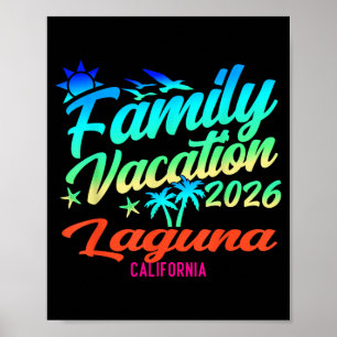 Laa Beach Kalifornien Familienurlaub Sommer 2026 Poster