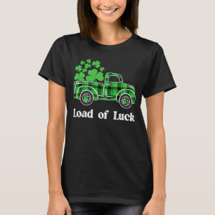 Laads Buffalo Kariertes Kleeblatt LKW St Patr T-Shirt