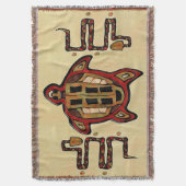 Laako'ob Uchben Mayan Folk Art Decke (Vorderseite Vertikal)
