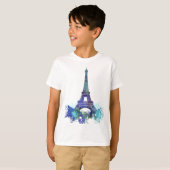 Laausflug Eiffel-Farbspritzen T-Shirt (Vorne ganz)