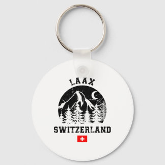 Laax Schweiz Skigebiet Alpen Alpinski Swi Schlüsselanhänger