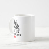 Laax Schweiz Skigebiet Lugano Kaffeetasse (Vorderseite Links)