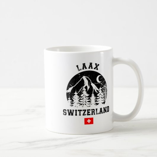 Laax Schweiz Skigebiet Lugano Kaffeetasse (Rechts)