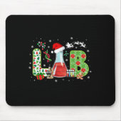 Lab Christmas Laboratory Technician Science Xmas S Mousepad (Vorne)