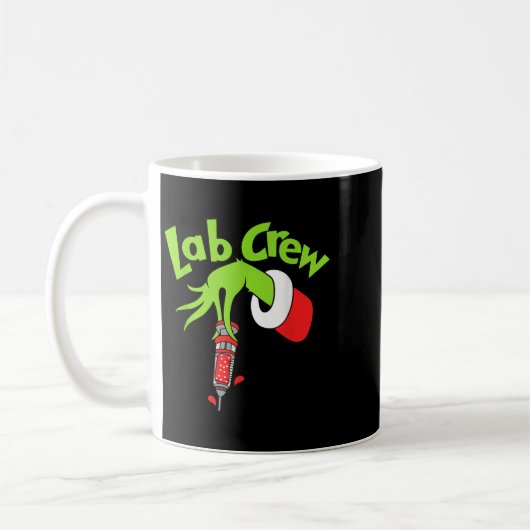 Lab Crew Merry Christmas Laboratory Tech Nurse Xma Kaffeetasse (Links)