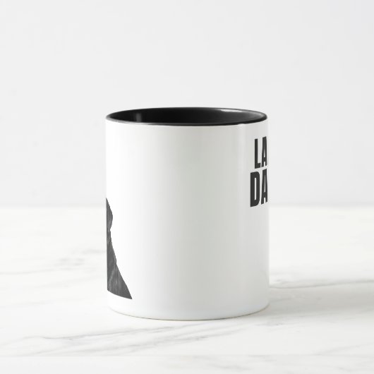 Lab Dad Black Labrador Coffee Tasse (Zentrum)