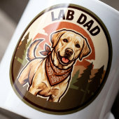 Lab Dad Kaffeetasse | Labrador Dad Geschenk | Vint