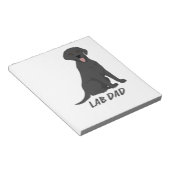 Lab Dad � Stolzer Labrador Retriever Hundebesitzer Notizblock (angewinkelt)