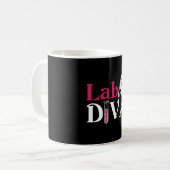 Lab Diva Lab Tech Chemist Laboratory Technician Kaffeetasse (Vorderseite Links)