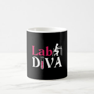 Lab Diva Lab Tech Chemist Laboratory Technician Kaffeetasse
