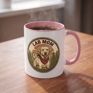 Lab Mom Kaffeetasse | Labrador Mom Geschenk | Vint