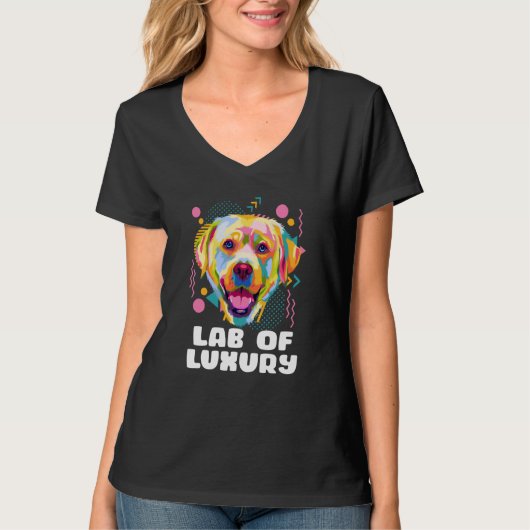 Lab of Luxury Labrador Retriever Dog Breed Humor T-Shirt (Vorderseite)