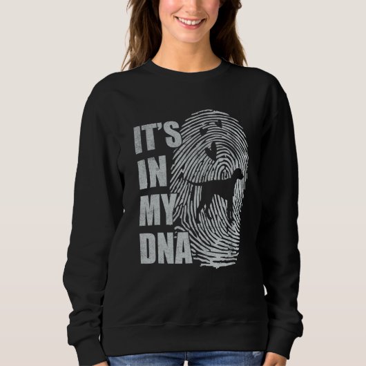 Lab Pointer DNA Hund Mutter Vater Hund Sweatshirt (Vorderseite)