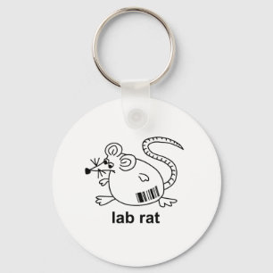 Lab Rat Schlüsselanhänger