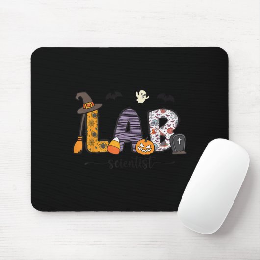 Lab Scientist Medical Lab Science Halloween Labora Mousepad (Mit Mouse)