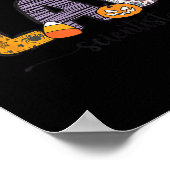 Lab Scientist Medical Lab Science Halloween Labora Poster (Ecke)