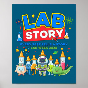 Lab Story Week 2026 Medizinische Illustration Poster